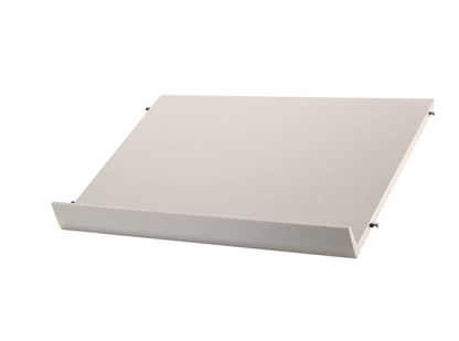 Magazine shelf solid - W58 x D30 x H15, Beige - image 2