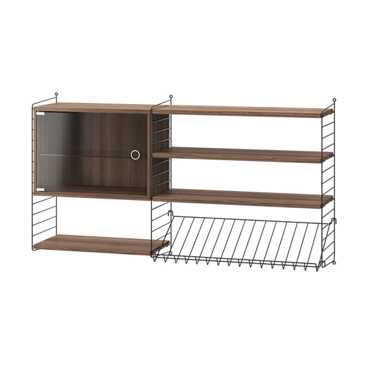 Living room S Black/Walnut