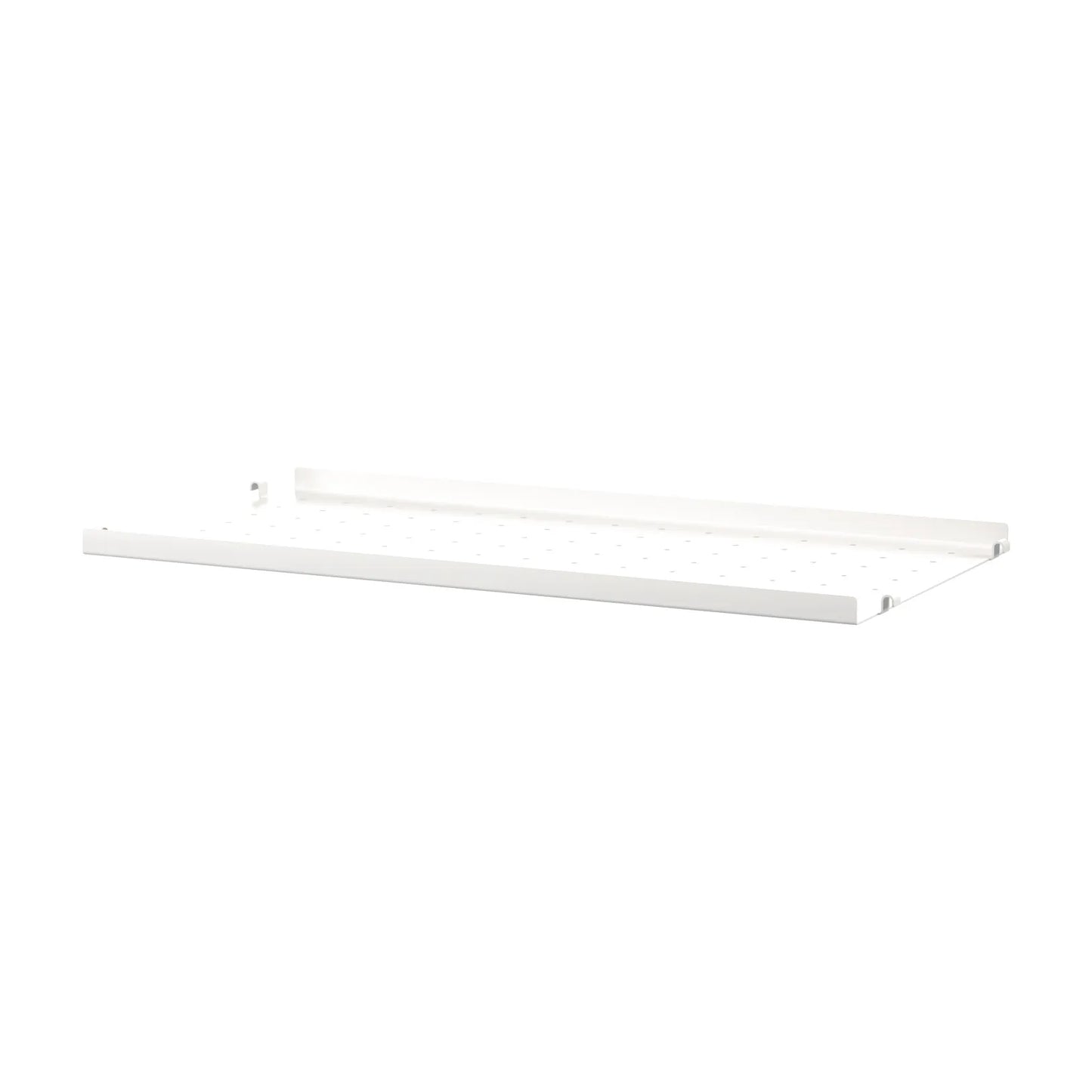 Metal shelf low edge - W58 x D30, White - image 4