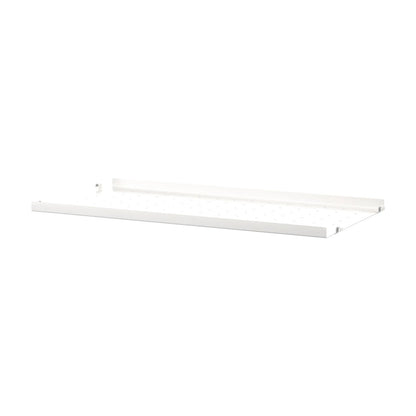 Metal shelf low edge - W58 x D30, White - image 4