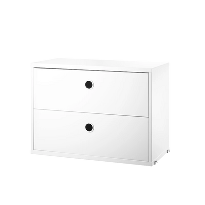 Chest of drawers - W58 x D30 x H42, White