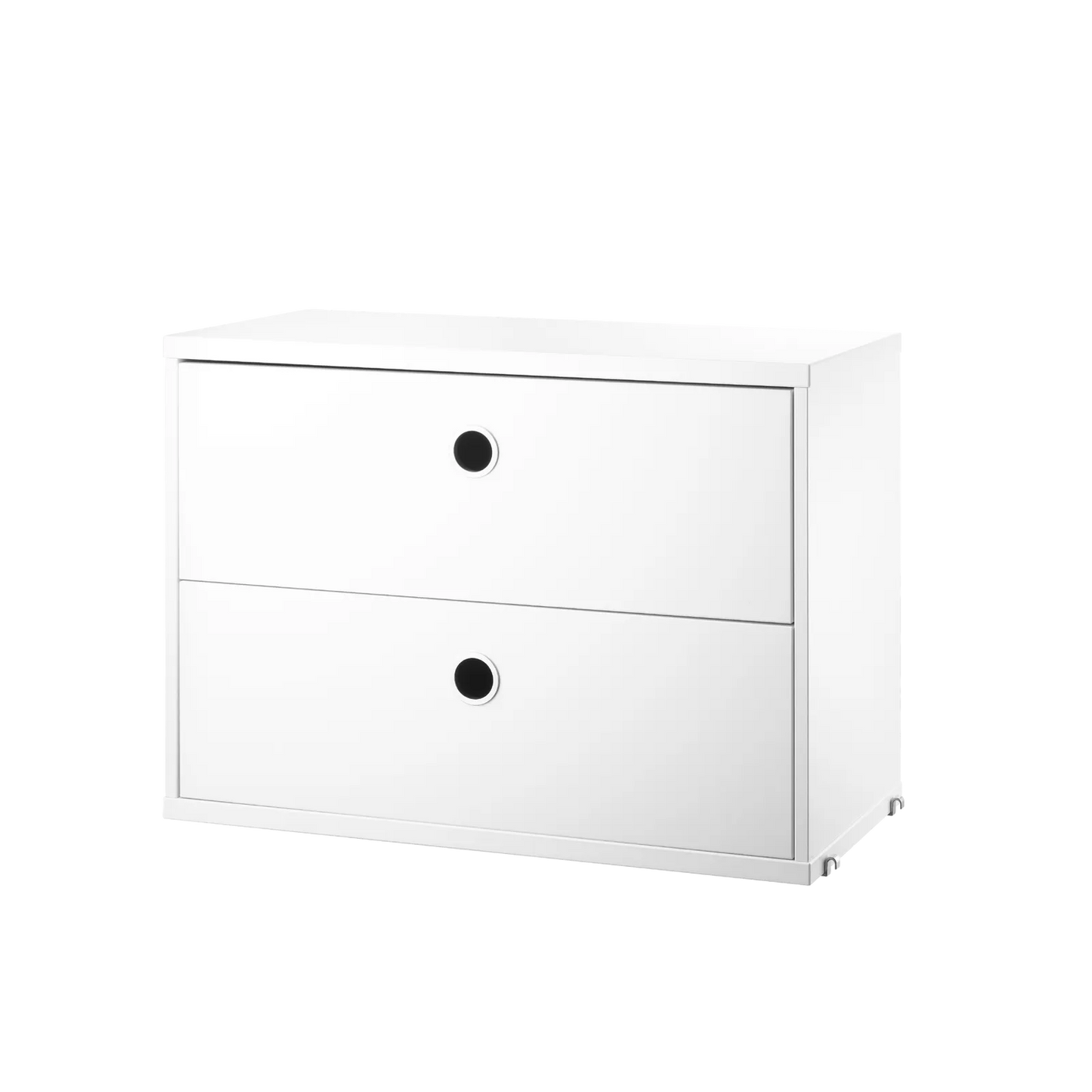 Chest of drawers - W58 x D30 x H42, White - image 3