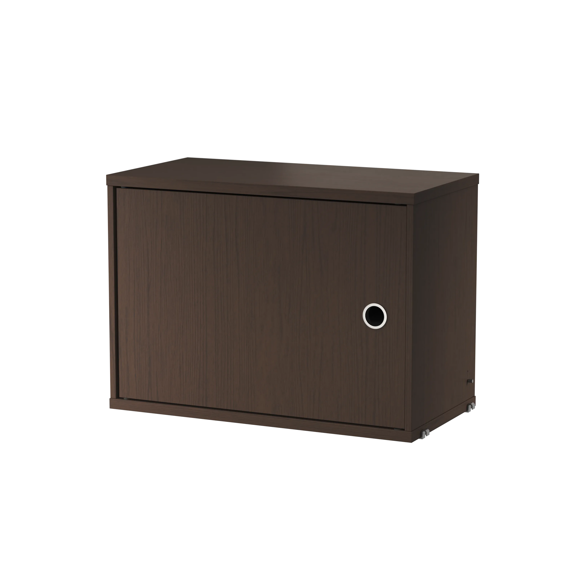 Cabinet with swing door - W58 x D30 x H42, Dark oak - image 2