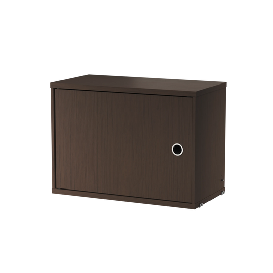 Cabinet with swing door - W58 x D30 x H42, Dark oak - image 2