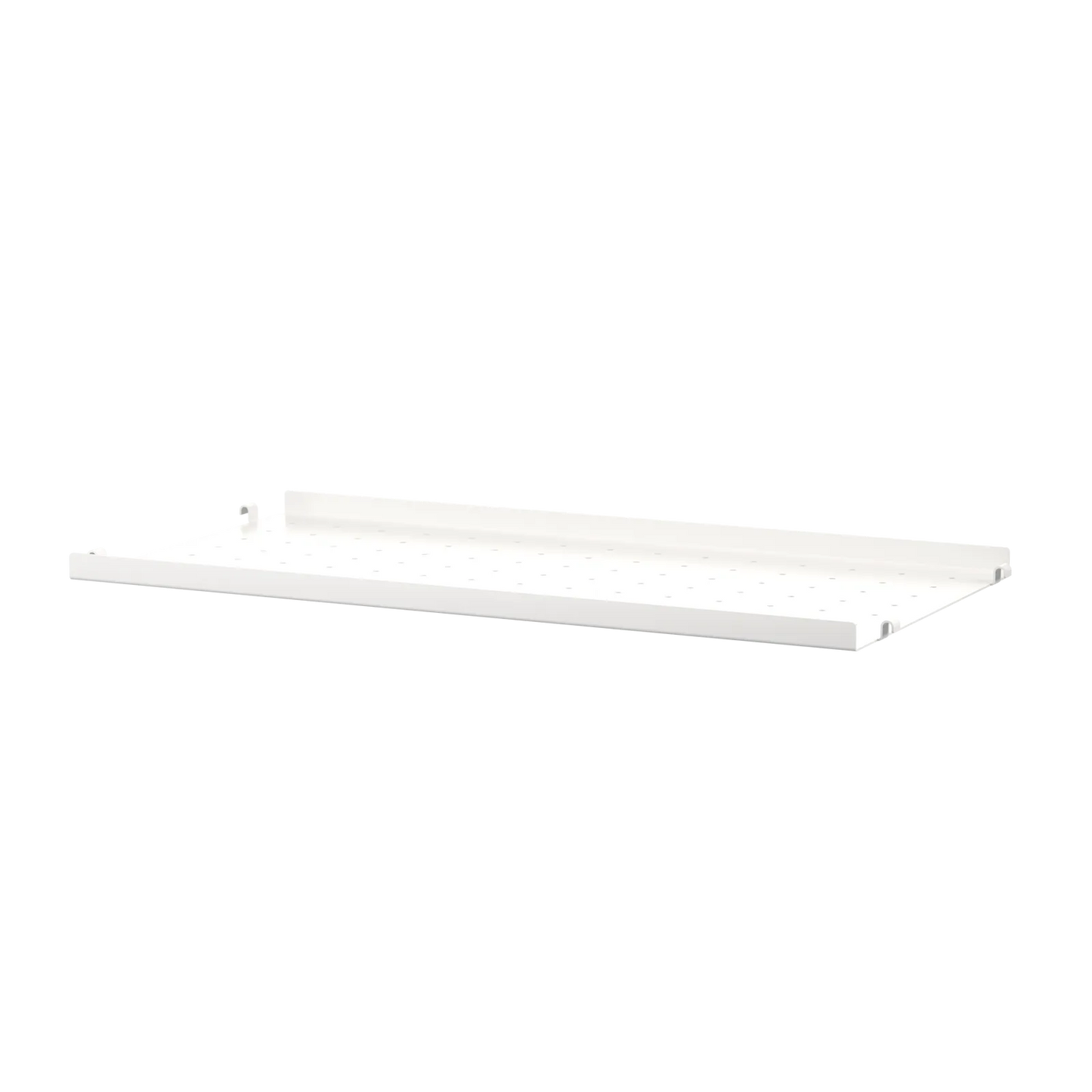 Metal shelf low edge - W58 x D30, White - image 3