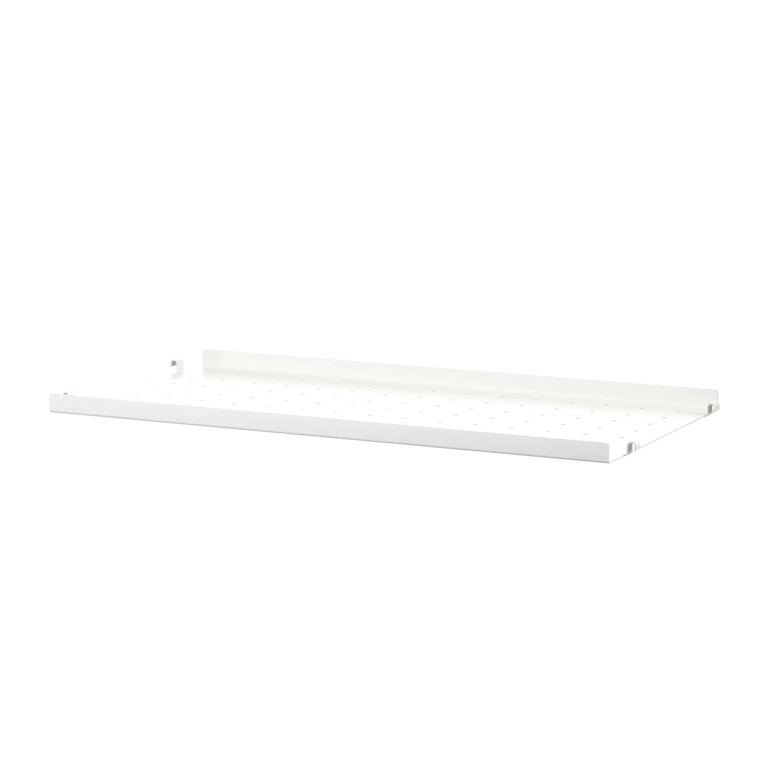 Metal shelf low edge - W58 x D30, White - image 3