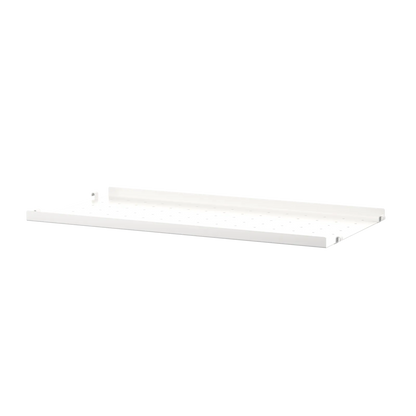 Metal shelf low edge - W58 x D30, White - image 3