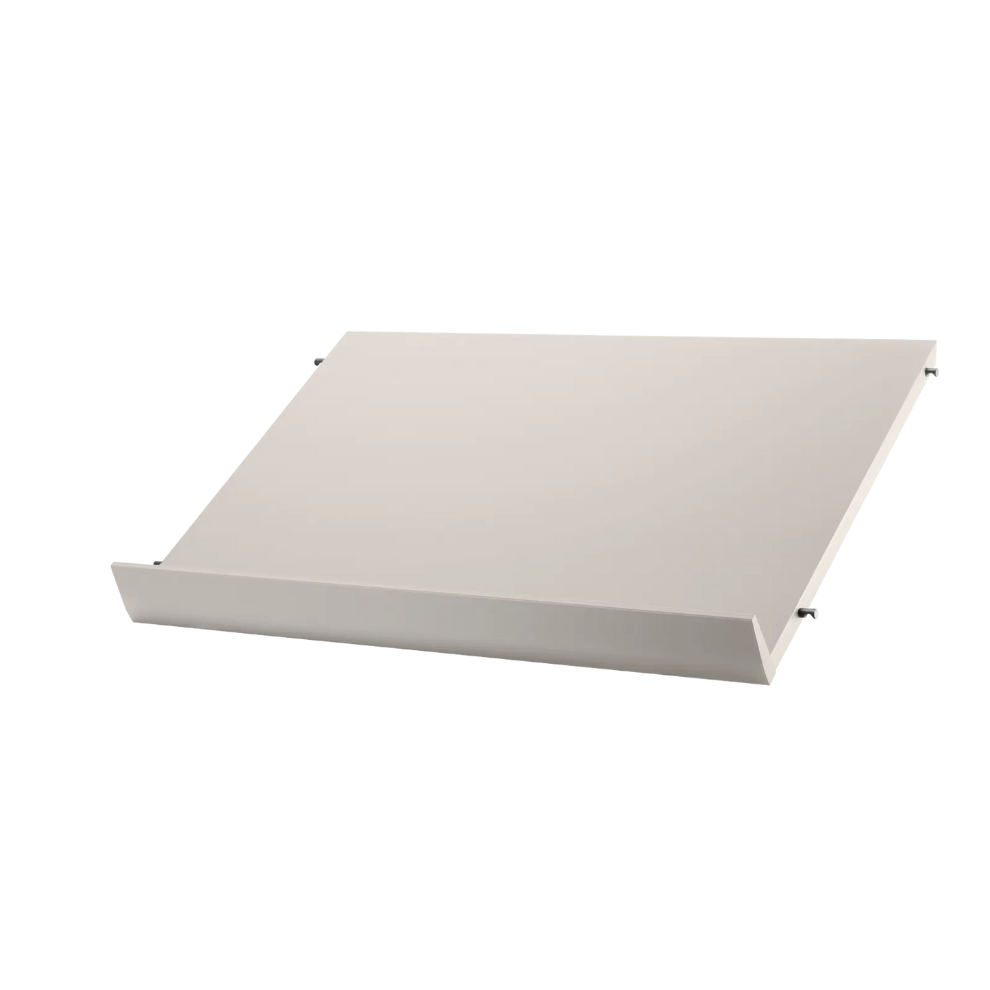 Magazine shelf solid - W58 x D30 x H15, Beige - image 3