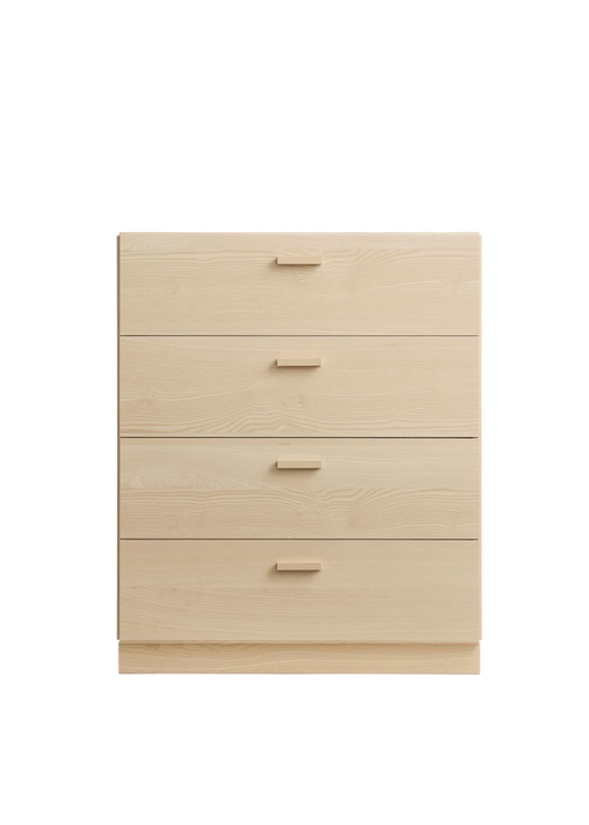 Relief Chest of drawers, wide Ash/Ash