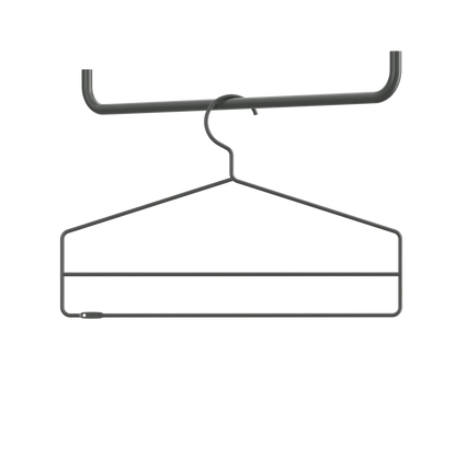 Coat-hanger - W41 x H26, Dark grey, 4-pack