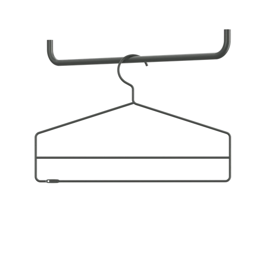 Coat-hanger - W41 x H26, Dark grey, 4-pack