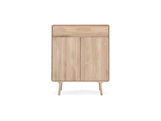 Fawn Cabinet - Fawn Cabinet - Oiled Oak White Oil