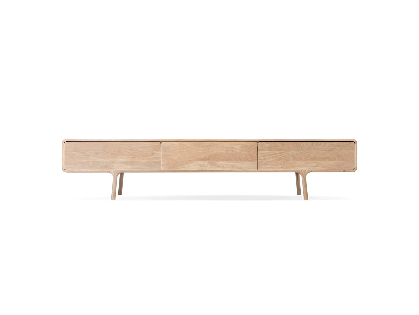 Fawn Lowboard - Fawn Lowboard - 3 Drawers - Oiled Oak White Oil
