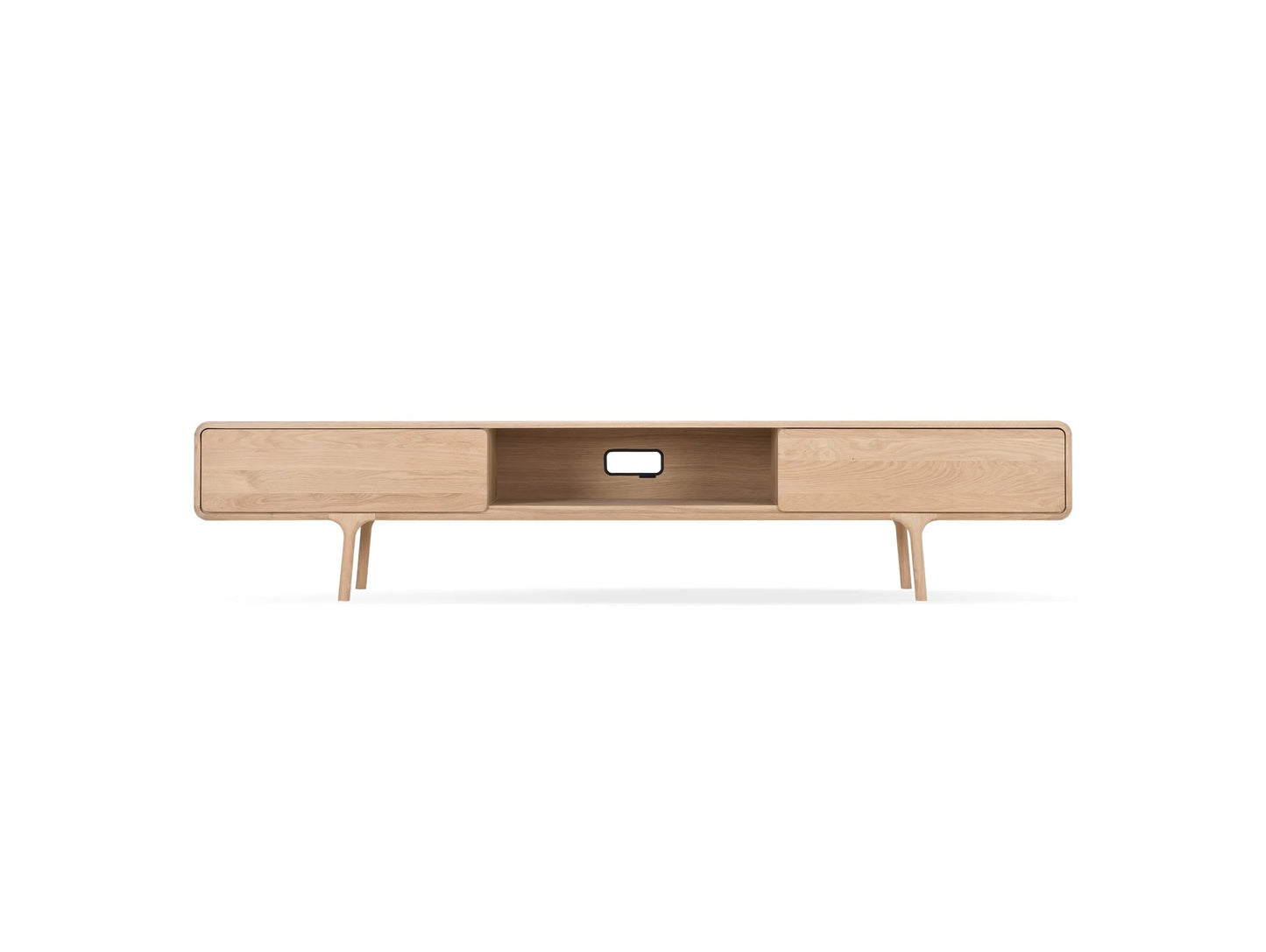 Fawn Lowboard - Fawn Lowboard - 2 Drawers - Oiled Oak White Oil