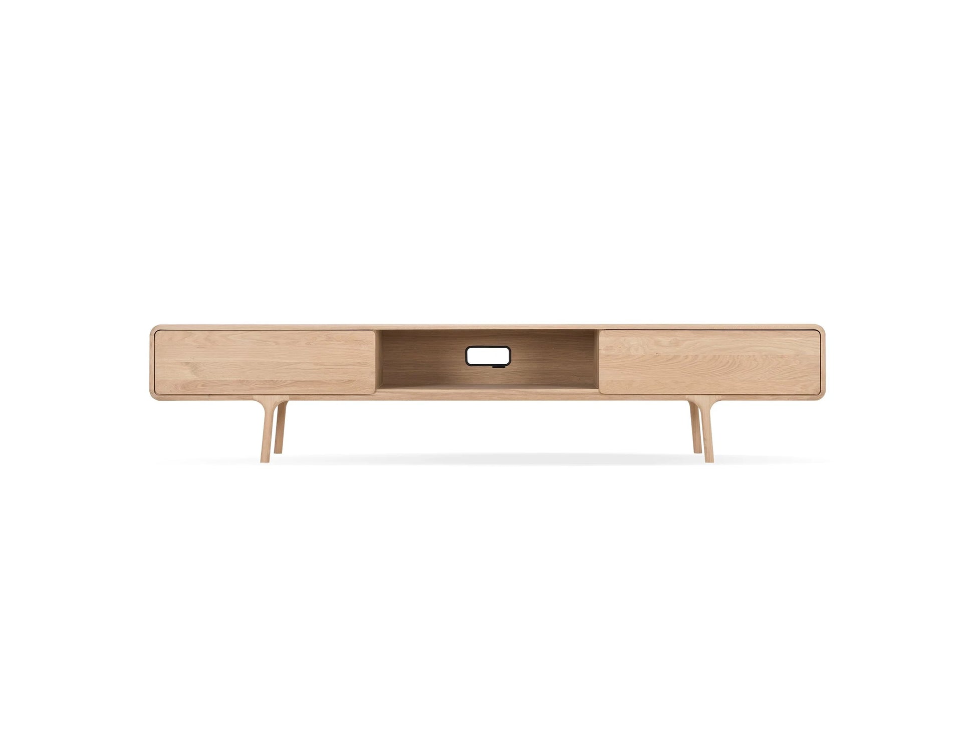 Fawn Lowboard - Fawn Lowboard - 2 Drawers - Oiled Oak White Oil