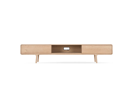 Fawn Lowboard - Fawn Lowboard - 2 Drawers - Oiled Oak White Oil