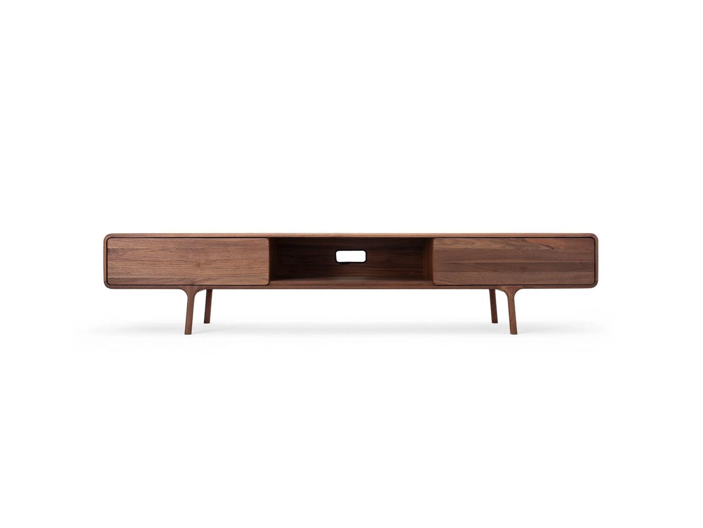 Fawn Lowboard - Fawn Lowboard - 2 Drawers - Oiled Walnut Natural Oil