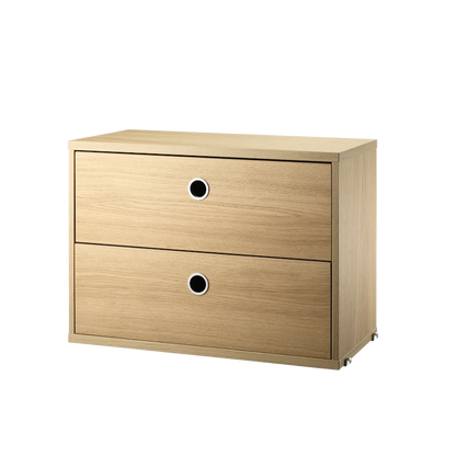 Chest of drawers - W58 x D30 x H42, Oak