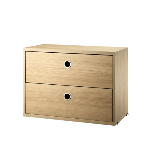 Chest of drawers - W58 x D30 x H42, Oak