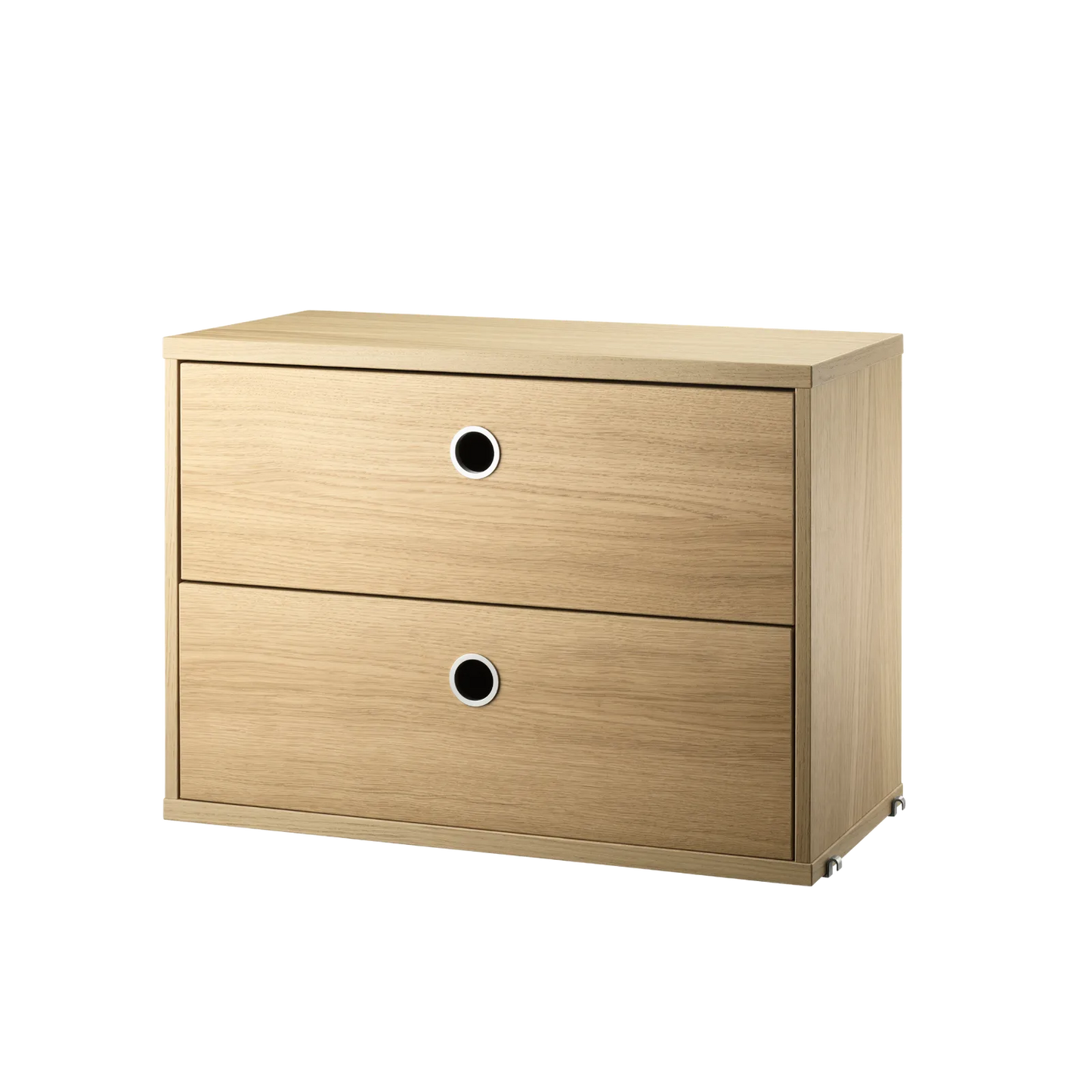 Chest of drawers - W58 x D30 x H42, Oak - image 3