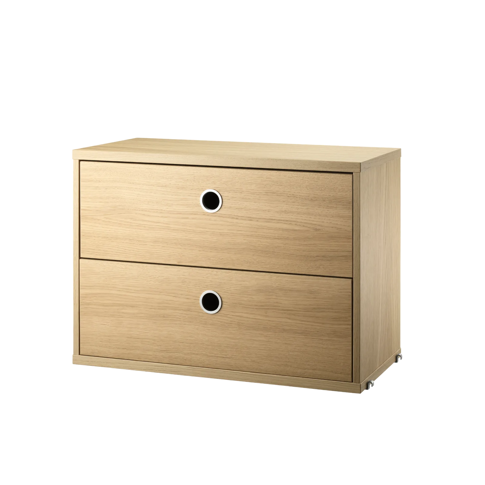 Chest of drawers - W58 x D30 x H42, Oak - image 3