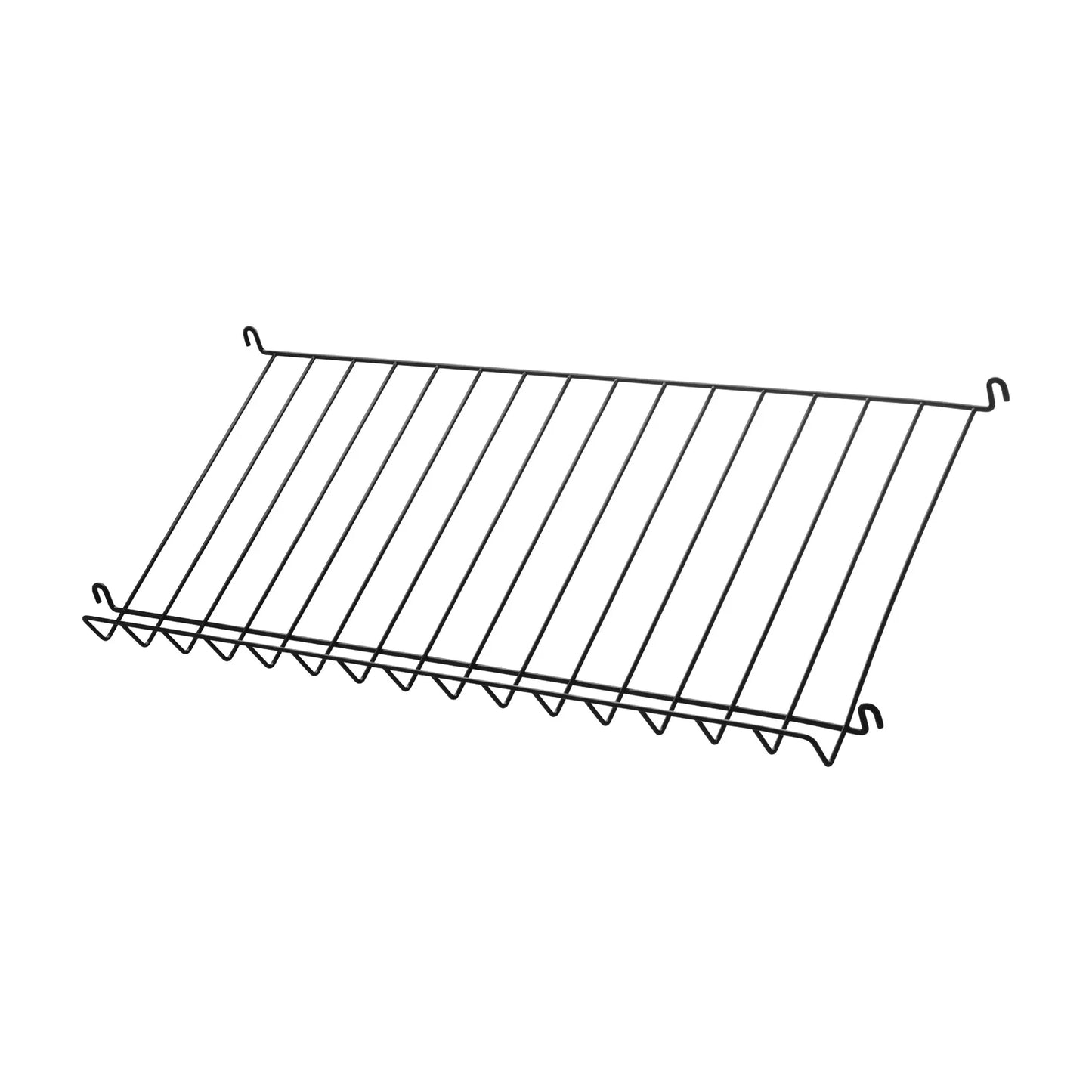Magazine shelf metal - W78 x D30 x H15, Black - image 4