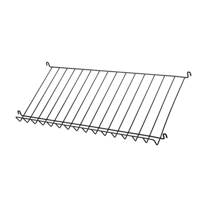 Magazine shelf metal - W78 x D30 x H15, Black - image 4