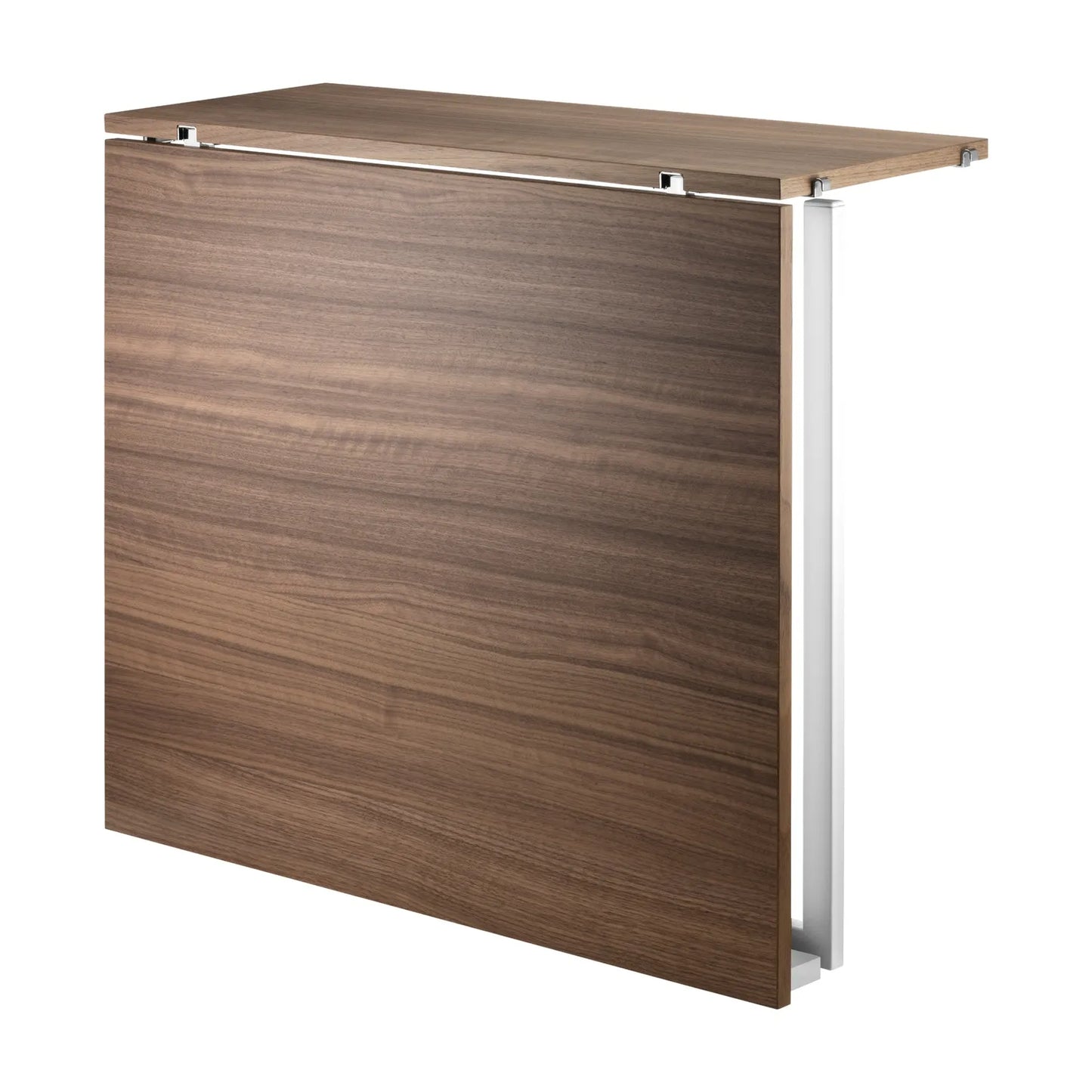 Folding table - W78 x D30 x H71, Walnut/White - image 4