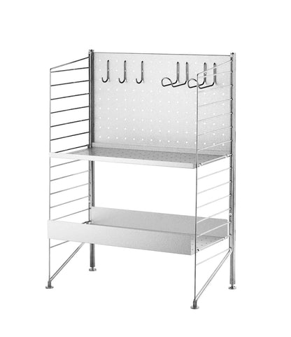 Free standing shelf – galvanized Galvanized