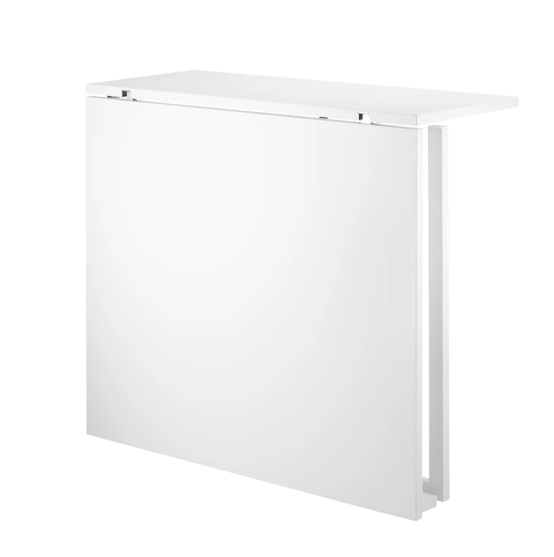 Folding table - W78 x D30 x H71, White/White