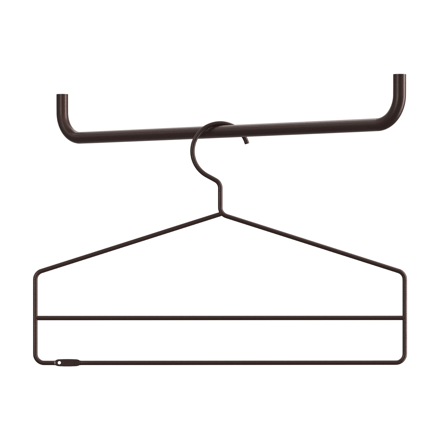 Coat-hanger - W41 x H26, Dark brown, 4-pack - image 3