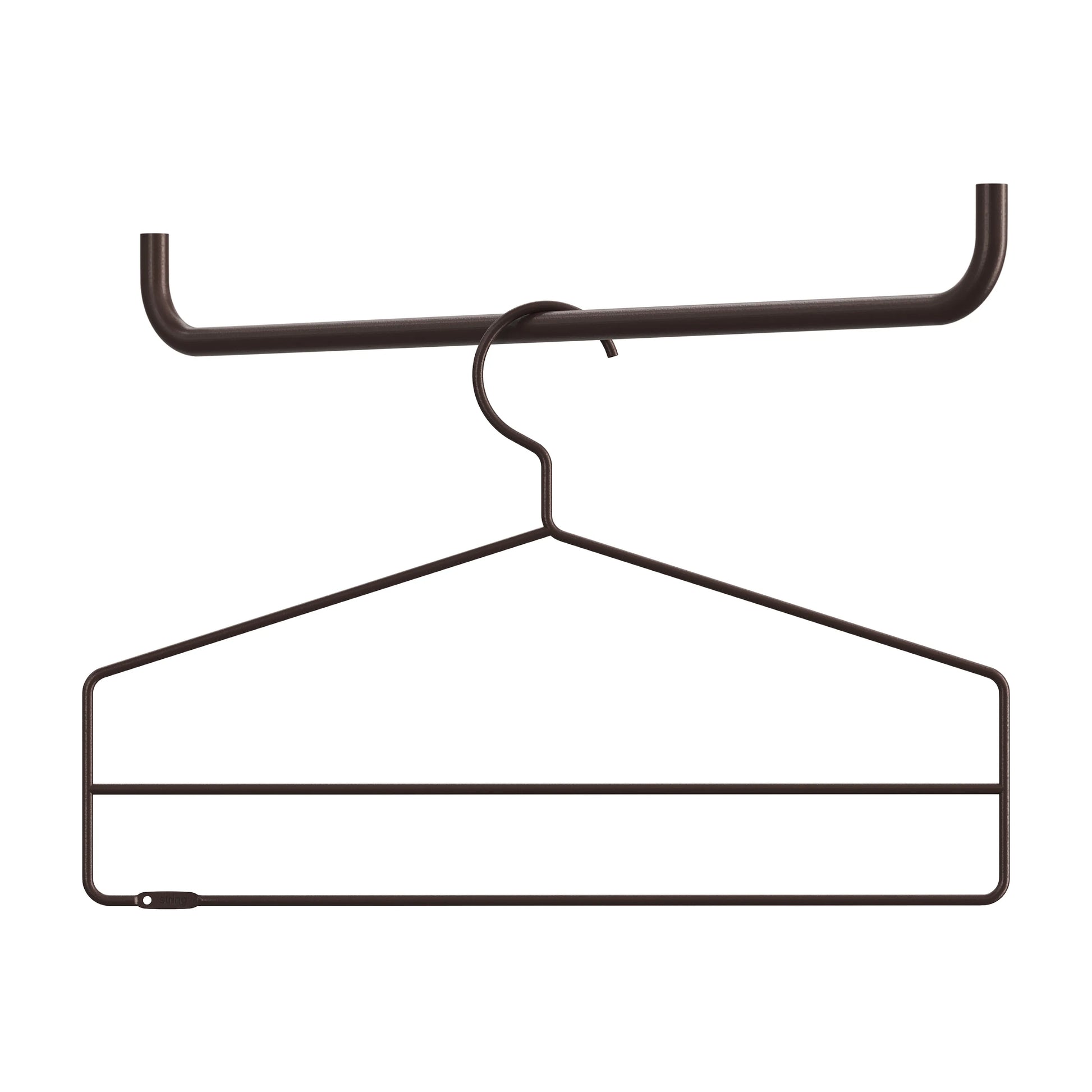 Coat-hanger - W41 x H26, Dark brown, 4-pack - image 3