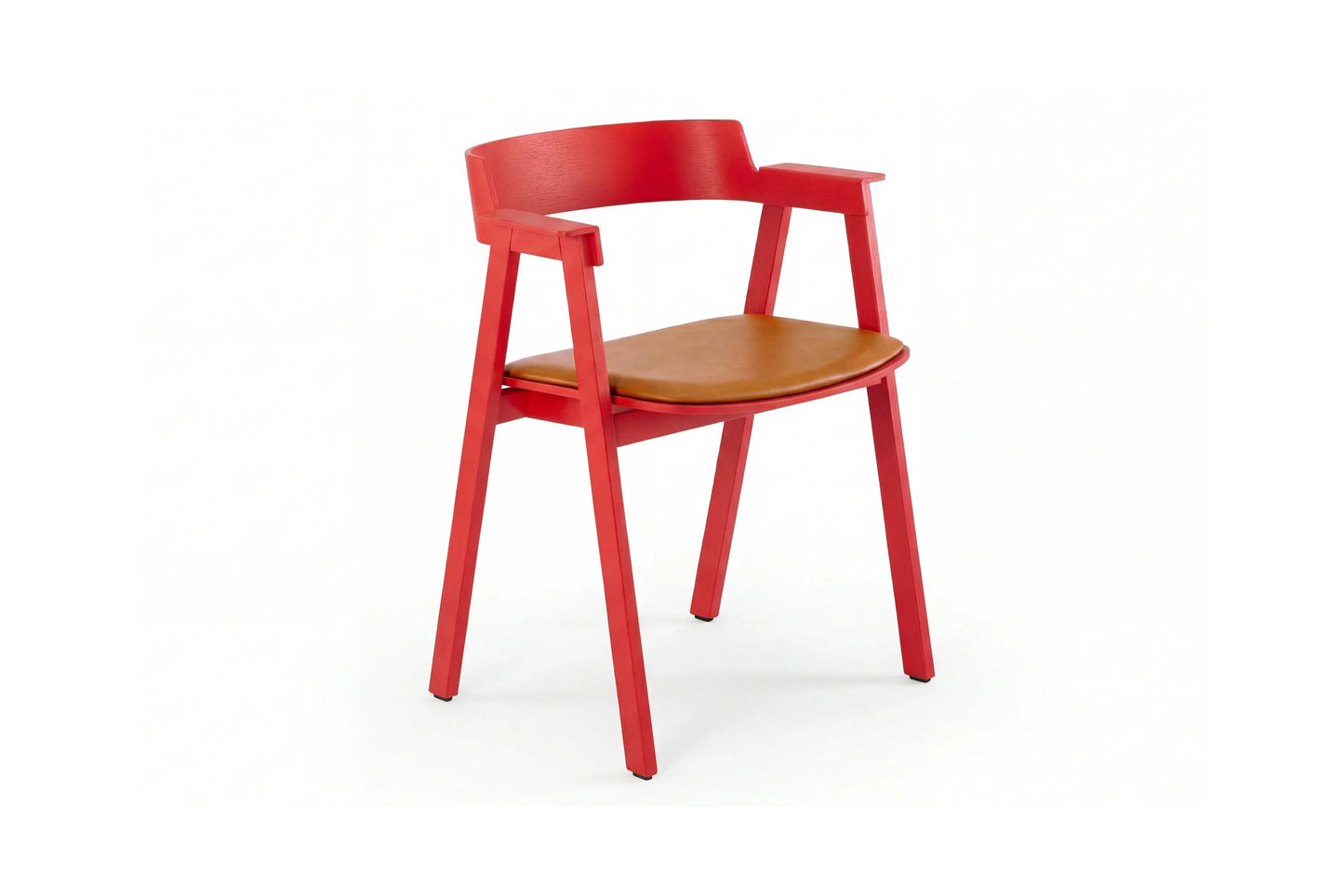 Flip Chair - Flip Chair - Lacquered Oak RAL 3020 Red