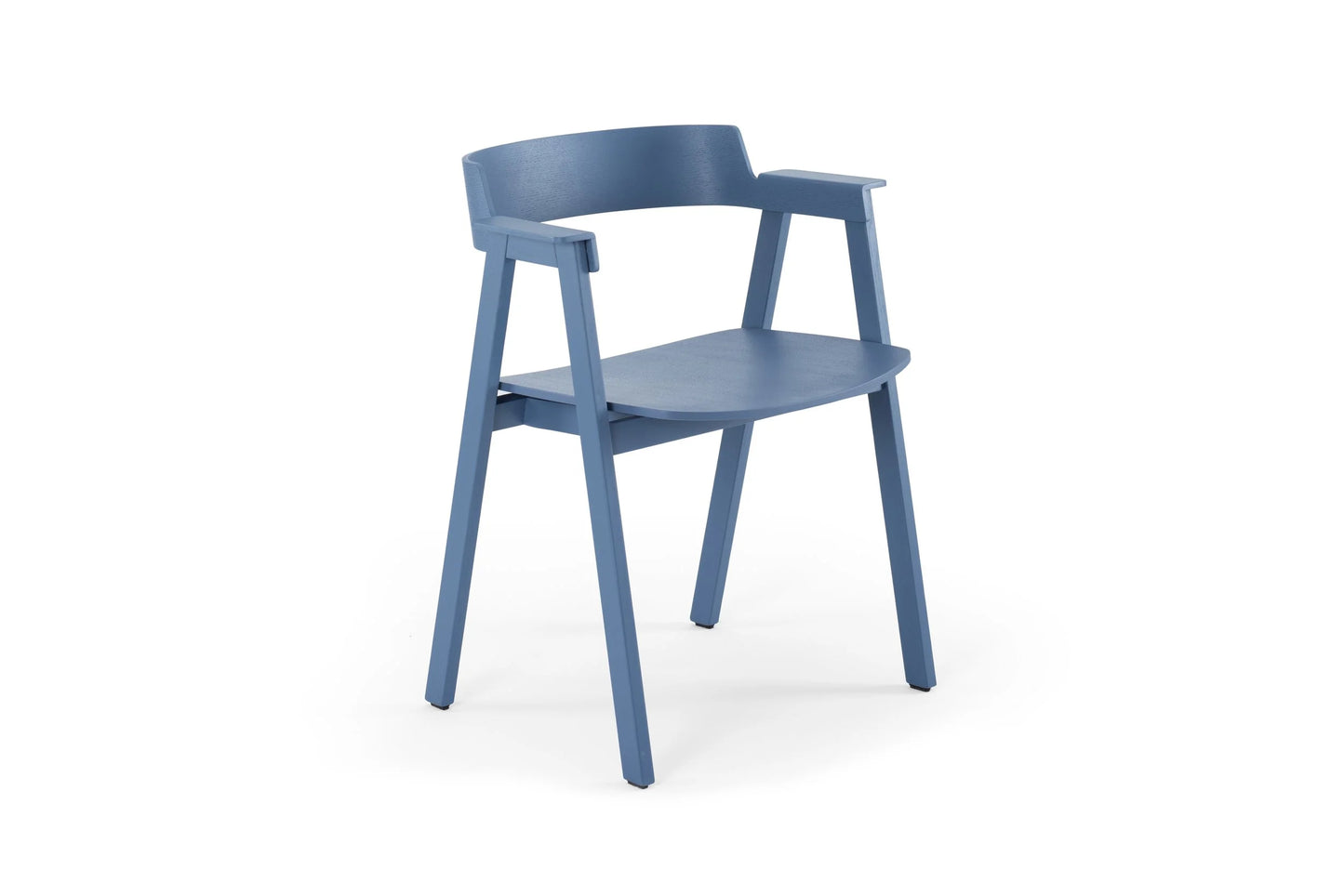 Flip Chair - Flip Chair - Lacquered Oak RAL 5014 Blue
