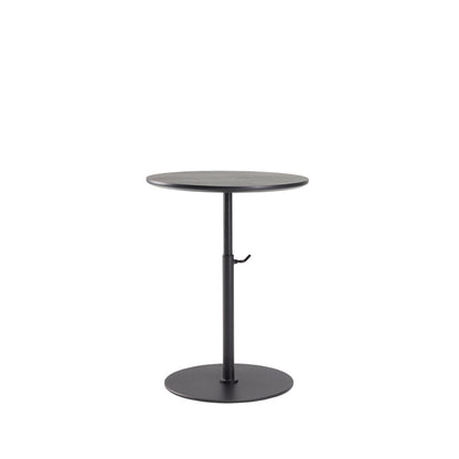 Kiffa Table Ø45 Black Oak Veneer - angle 2