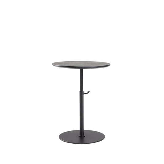 Kiffa Table Ø45 Black Oak Veneer - angle 2