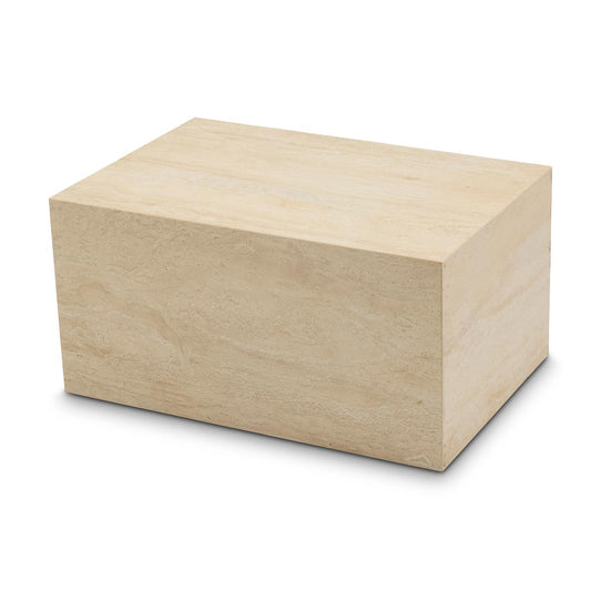 Travertina Table 60 - angle 2