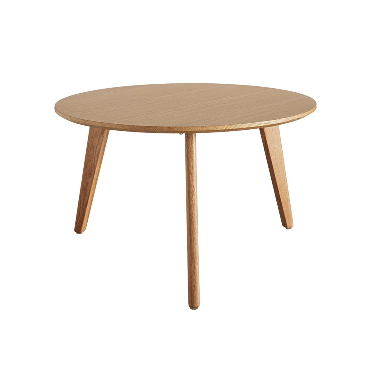 Nordic Table Ø70 Oak Veneer - angle 1