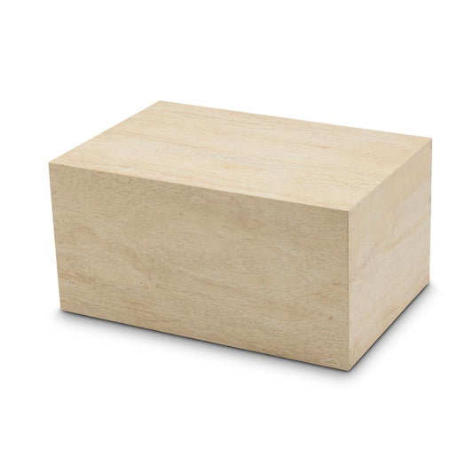 Travertina Table 60 - angle 1