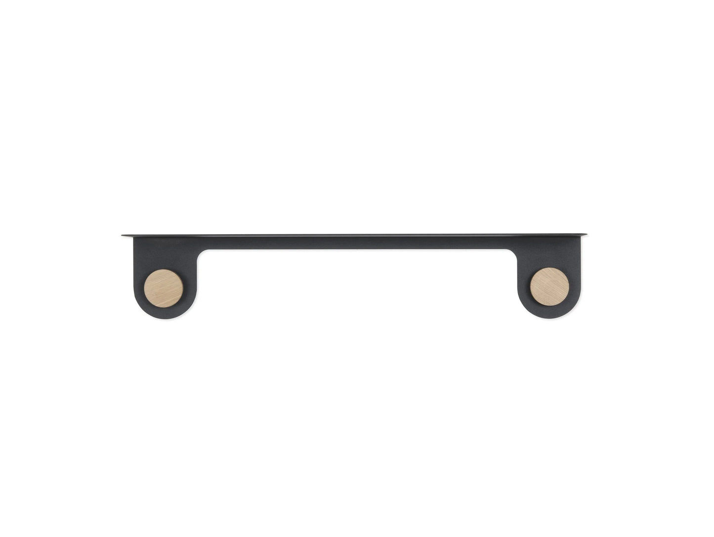 Hook Wall Shelf - Hook Wall Shelf 70 - Powder-coated steel RAL 9005 Black