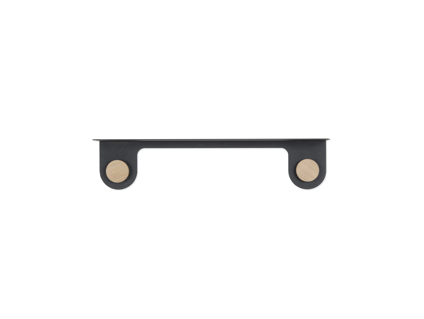 Hook Wall Shelf - Hook Wall Shelf 60 - Powder-coated steel RAL 9005 Black