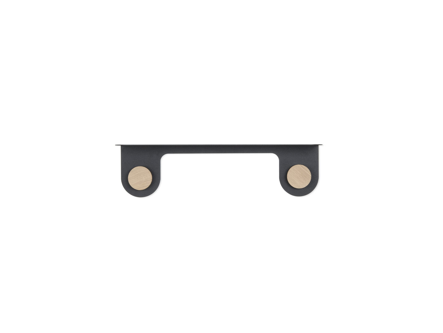 Hook Wall Shelf - Hook Wall Shelf 50 - Powder-coated steel RAL 9005 Black
