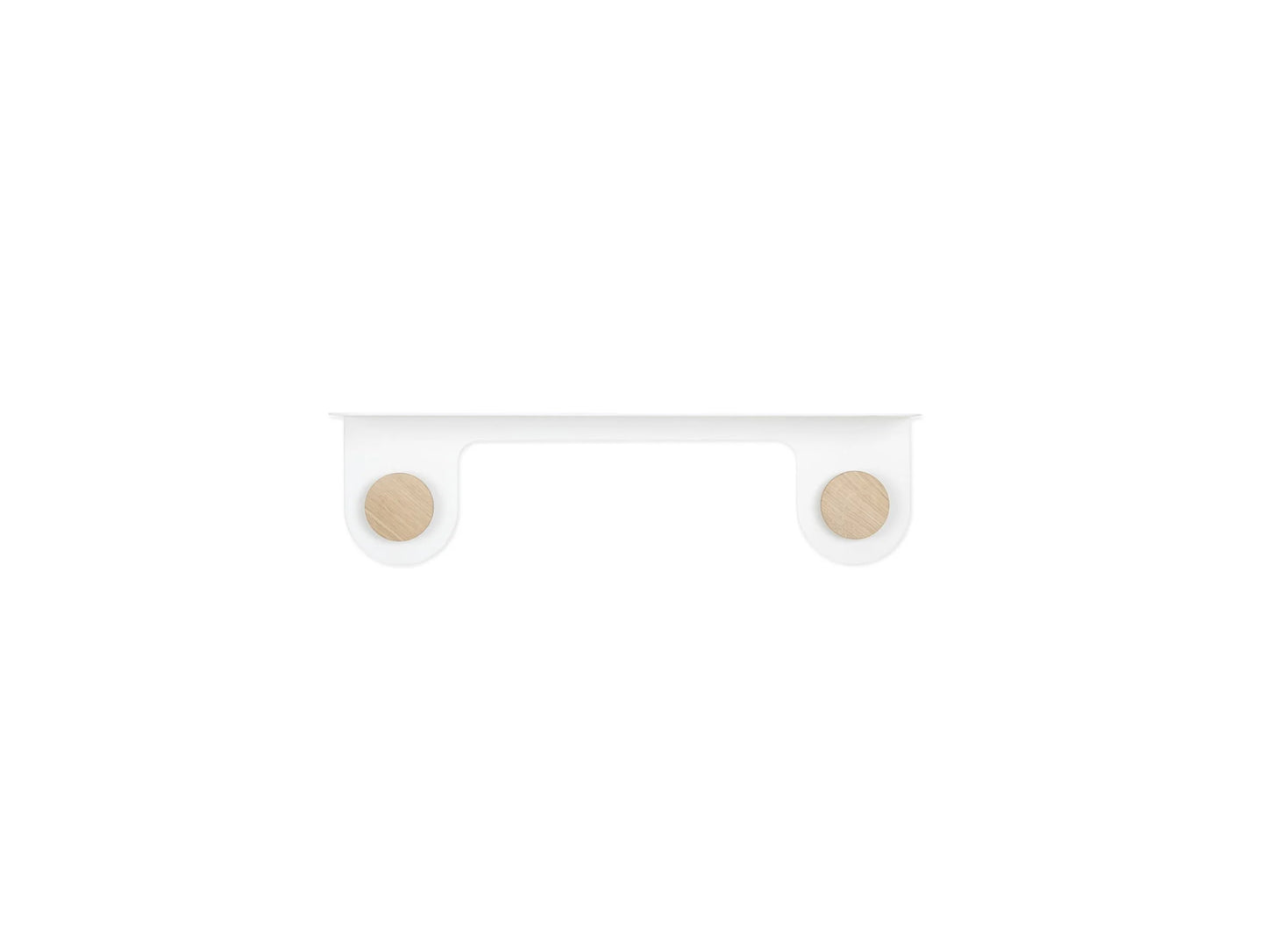 Hook Wall Shelf - Hook Wall Shelf 50 - Powder-coated steel RAL 9016 White