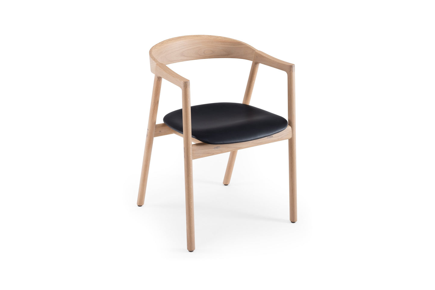 Muna Chair - Muna Chair - Oiled Oak White Oil Lacquered Oak RAL 9005 Black