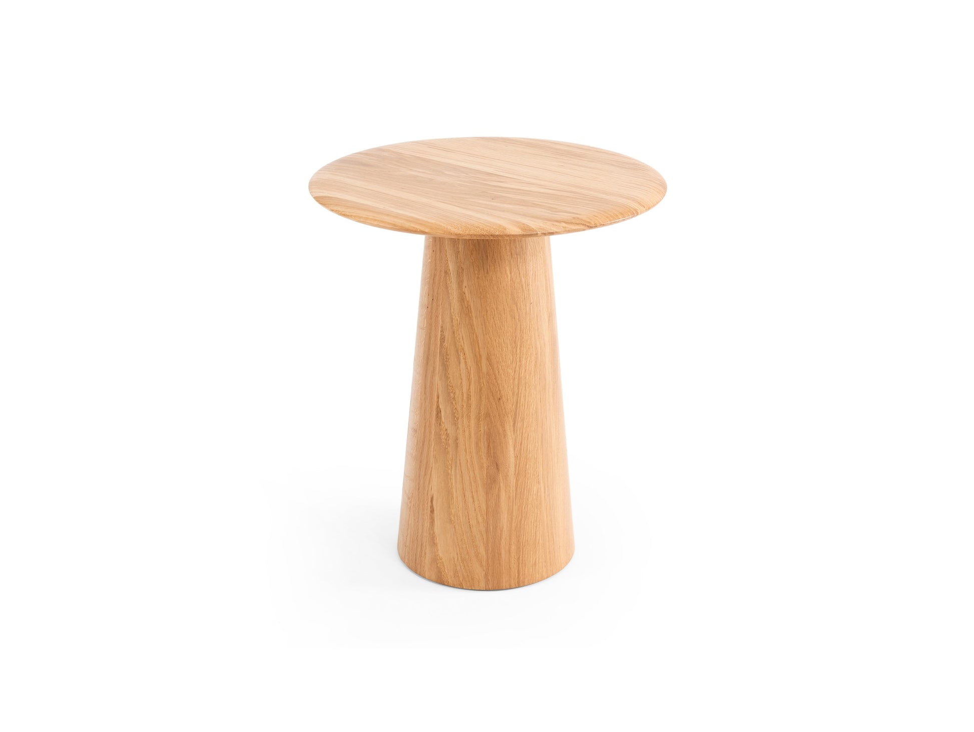 Mushroom Coffee & Side Table - Mushroom Side Table Ø40 - Oiled Oak White Oil