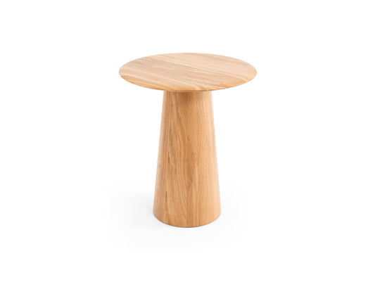 Mushroom Coffee & Side Table - Mushroom Side Table Ø40 - Oiled Oak White Oil