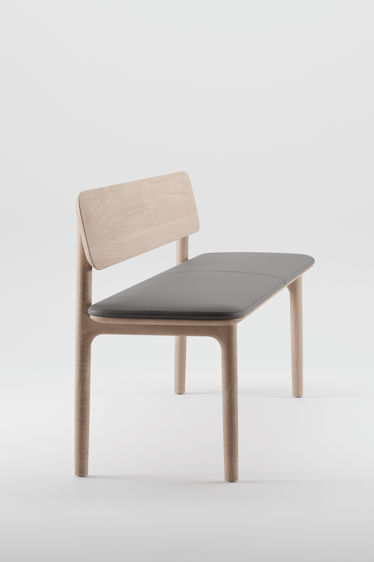 Neva bench with backrest - image 2