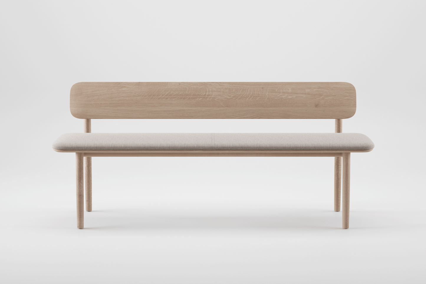 Neva bench with backrest - image 3