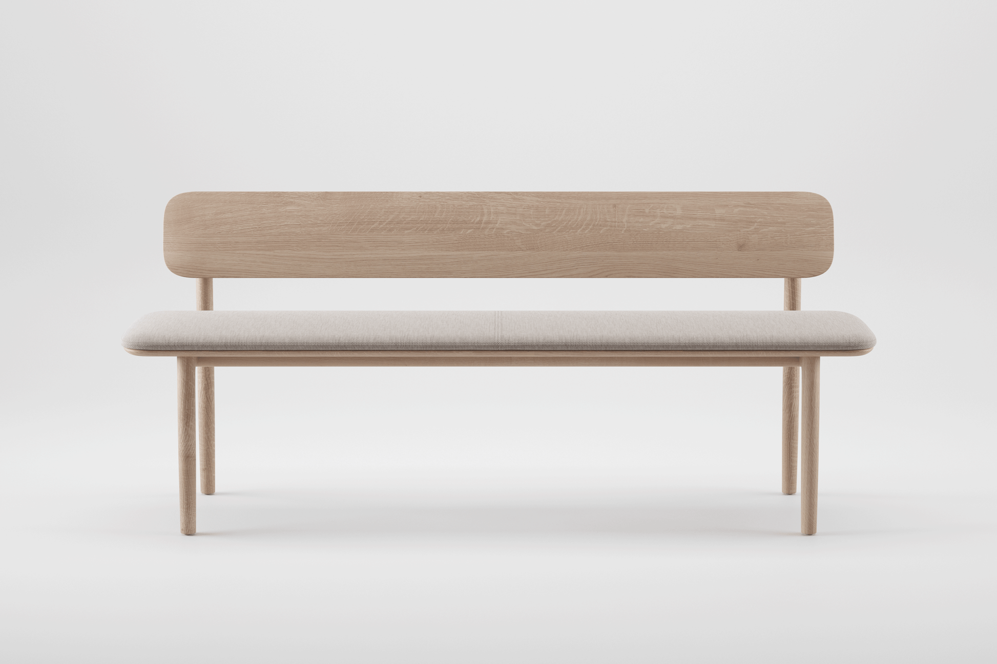 Neva bench with backrest - image 3