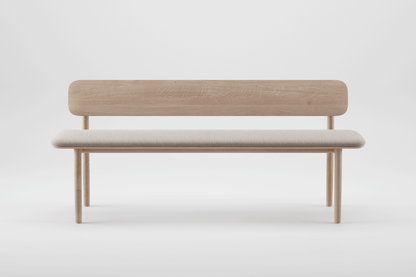 Neva bench with backrest - image 3